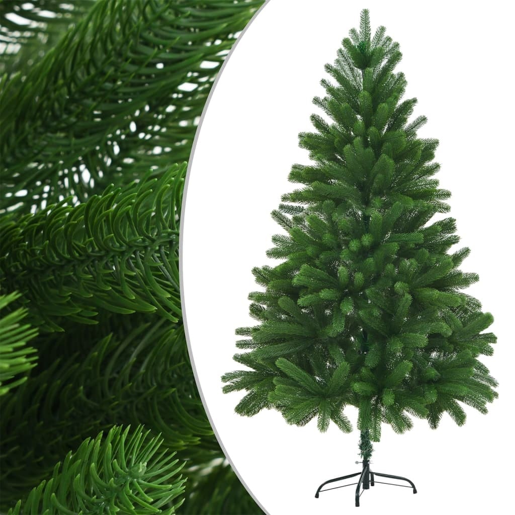 VIDAXL Sapin de Noël artificiel avec support Vert 210 cm PET pas