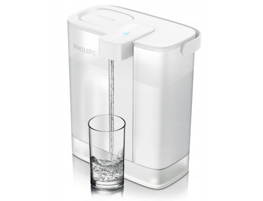 Carafe Filtrante Philips Awp2938wht 4l Blanc Avec Timer Numérique