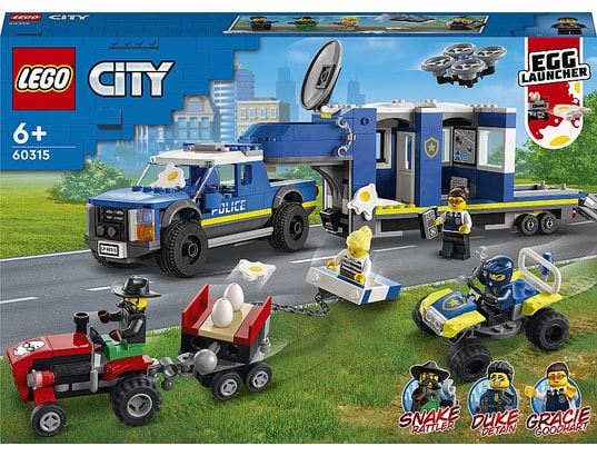 Lego®city 60315 - le camion de commandement mobile de la police, jeux de  constructions & maquettes