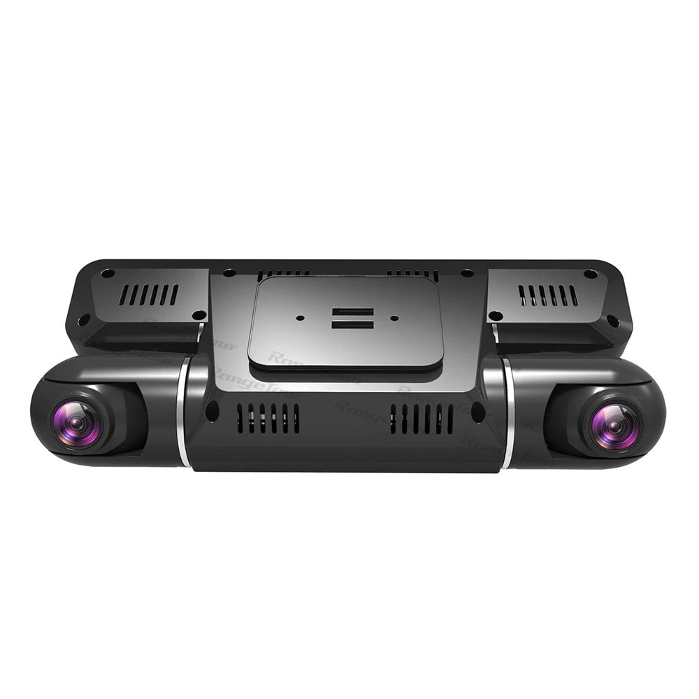 Caméra de voiture Dash Cam WiFi GPS voiture DVR Range Tour - 3 canaux 2K +  1080P + 1080P, Double objectif, 8 lumières infrarouge, Vision nocturne, 3