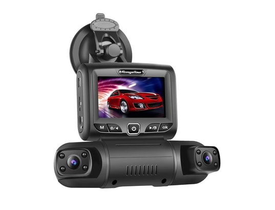 Caméra de voiture dash cam wifi gps voiture dvr range tour - 3 canaux 2k +  1080p + 1080p, double objectif, 8 lumières infrarouge, vision nocturne, 3  objectifs 170 degrés OPTEX Pas Cher 