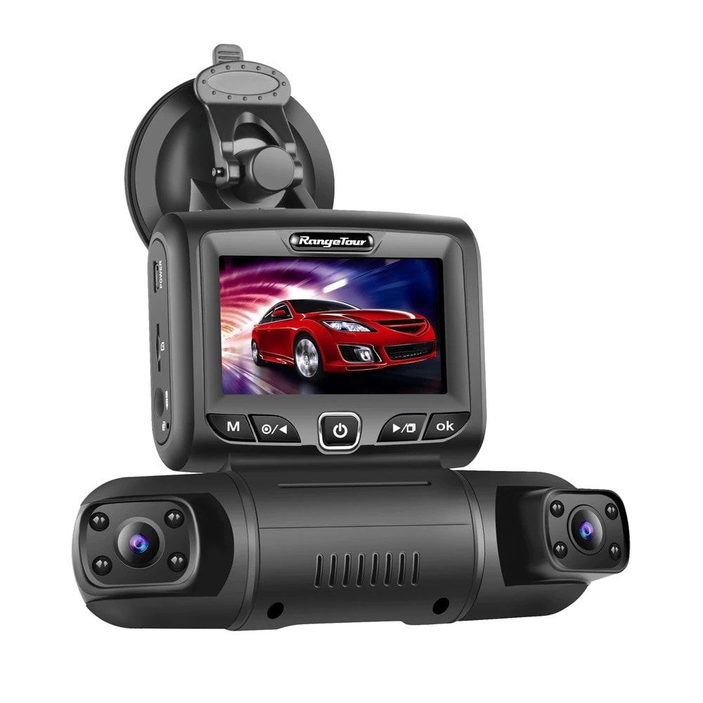 Caméra de voiture dash cam wifi gps voiture dvr range tour - 3