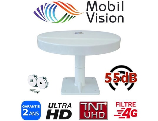Noir - Antenne numérique'intérieur pour TV HD et HDTV, amplificateur