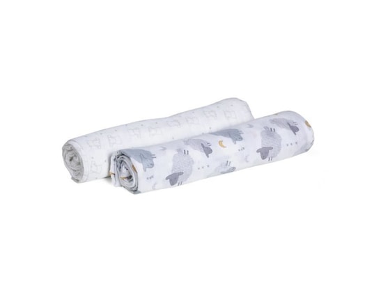 Drap housse berceau mousseline de coton