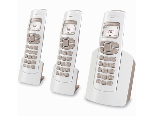 Téléphone filaire GSM avec antenne externe, mode mains libres et choix