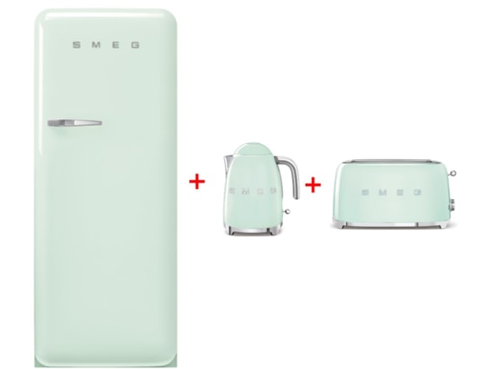 SMEG - Réfrigérateur 1 porte FAB28RPG5+KLF03PGEU+TSF02PGEU/1