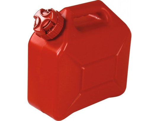 Jerrican à Essence 5 Litres ProCar - Noir, Homologué ONU - Avec Indicateur De Niveau Et Bec Verseur - Fabriqué En Europe