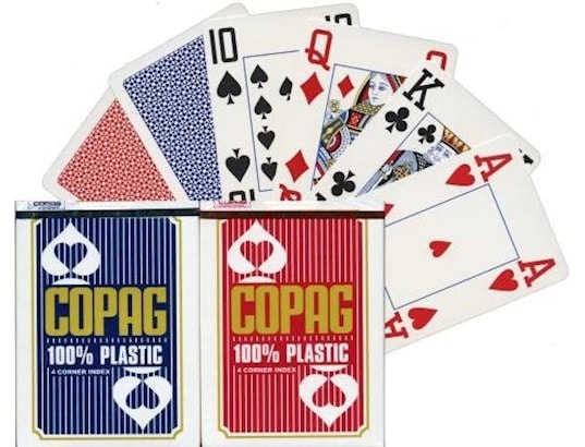 Acheter Jeu de 54 cartes - Poker, Bridge - bleu - Jeux de cartes 