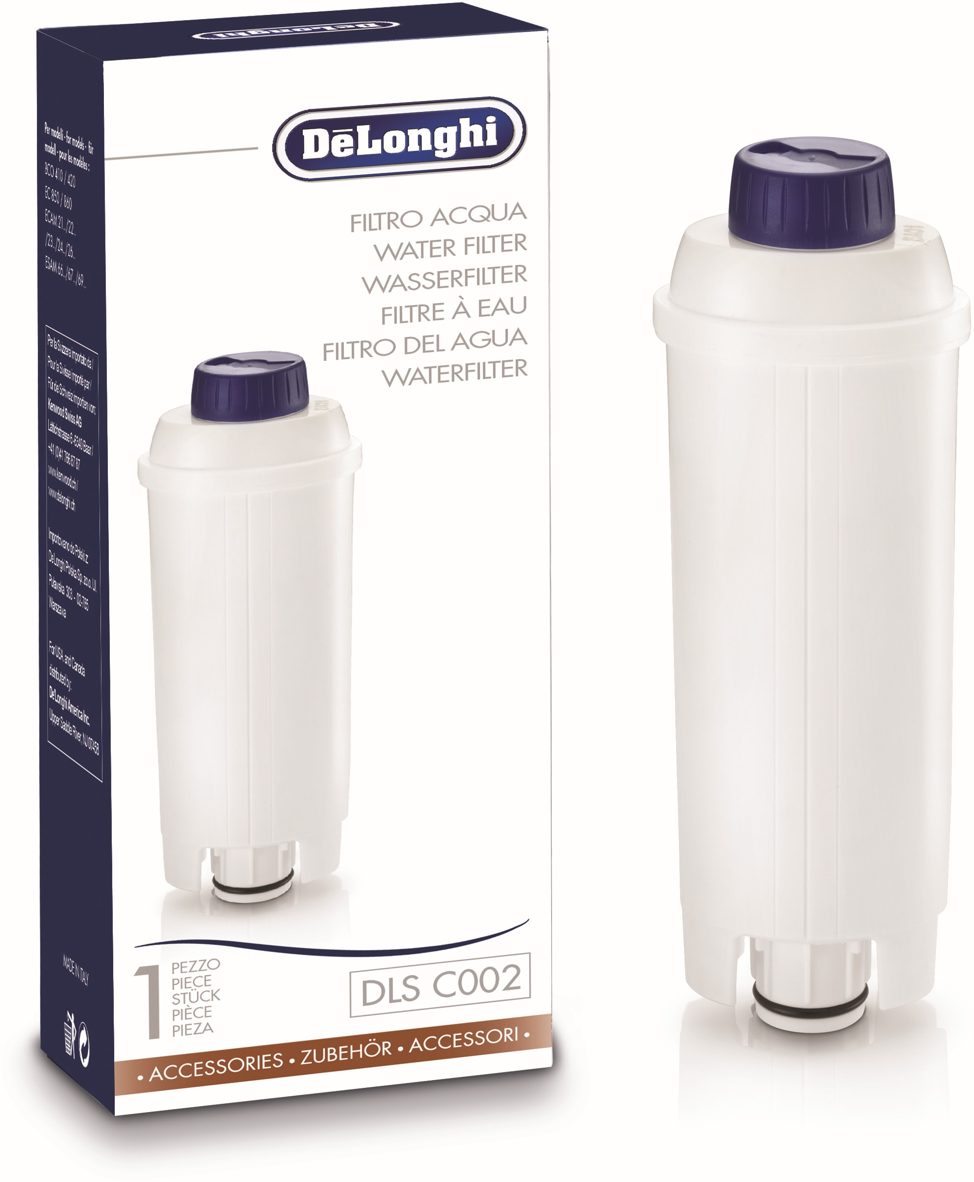 cartouche de filtre à eau DeLonghi DLSC002 1-pack