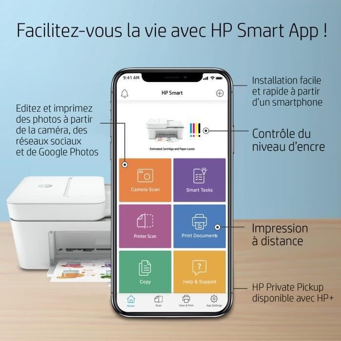 Hp IMPRIMANTE JET D'ENCRE 4120 - Prix pas cher