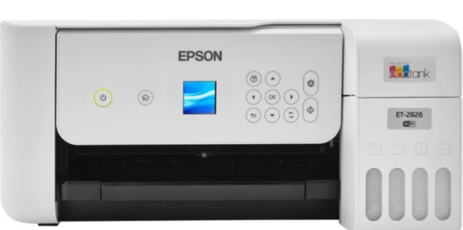 Epson EcoTank ET-2826, Imprimante multifonction Blanc, Jet d'encre