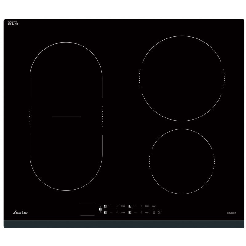 Plaque à Induction 4 Feux Encastrable 60 Cm Cooksir - 7200W, Commande Tactile, Boost, Verrouillage - 230V