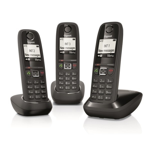 DECT Gigaset AS405 Trio Noir SIEMENS GIGASET