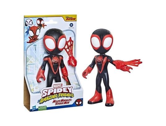 Véhicule Spider-Mobile et figurine Miles Morales Marvel Spider-Man 15cm dès  4 ans