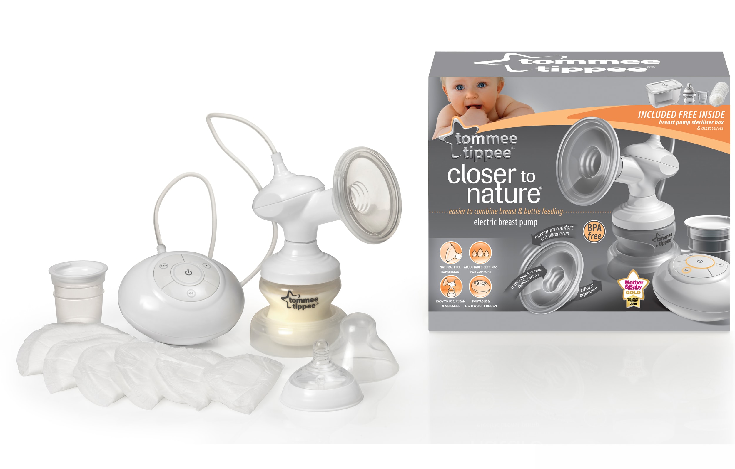 TOMMEE TIPPEE COLSE TO NATURE TIRE LAIT EN SILICONE