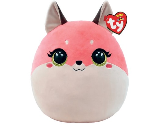 Peluche Coussin Lapin 40 Cm Coussin Squish A Boos Ty - Bon Bon Le Lapin 40 Cm - Peluche Microfibre Douce - Pour Enfant Dès 3 Ans
