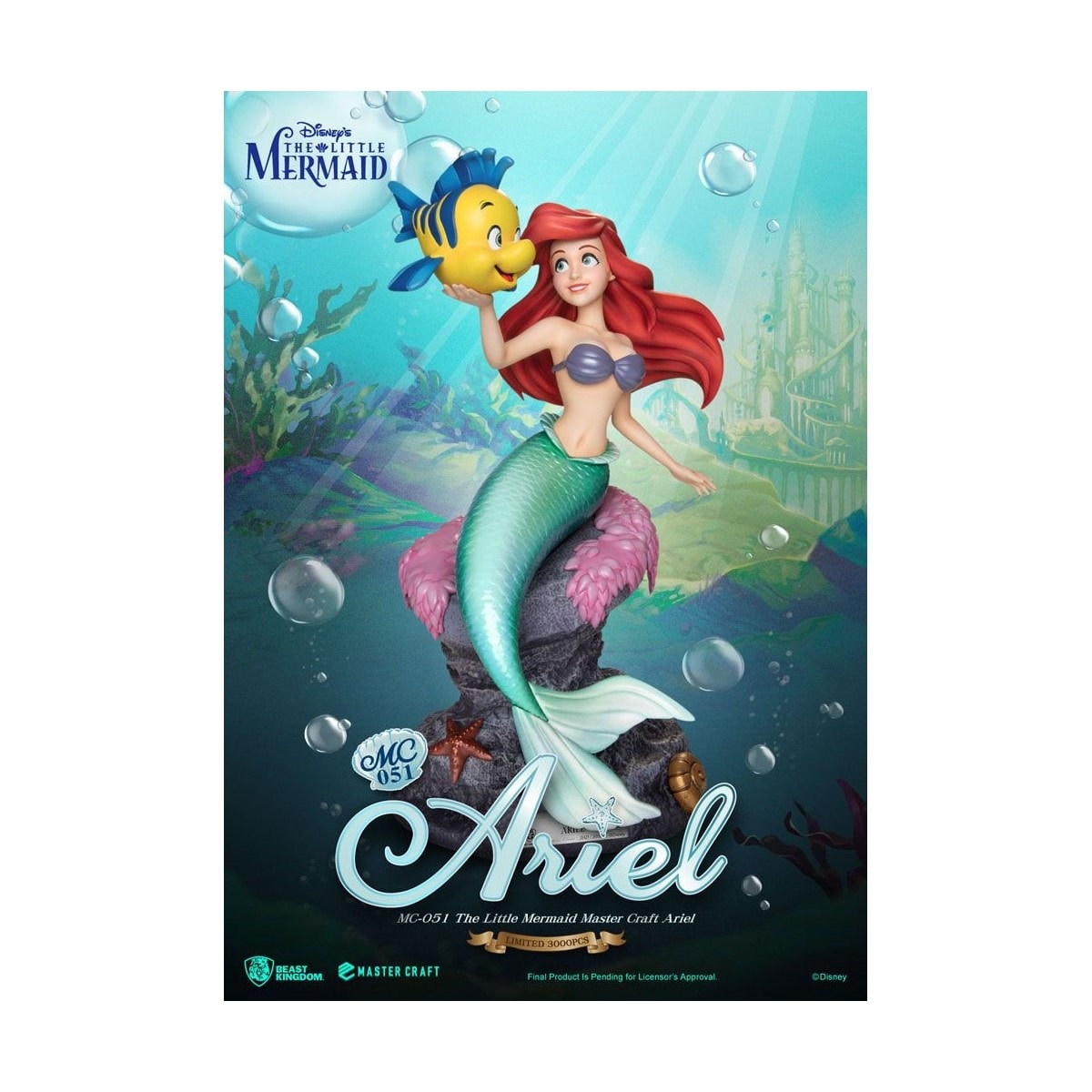Disney Store Coussin couverture Ariel, La Petite Sirène (2023)