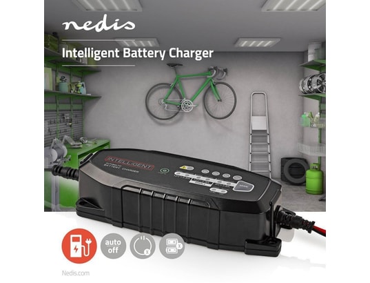 Chargeur de batterie Nedis pour batterie au plomb 3,8 A Universel