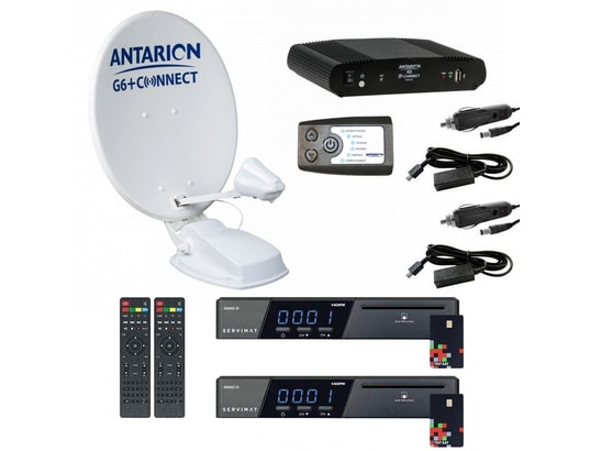 Pack Parabole Satellite Fibre 85cm + LNB Single + Récepteur FRANSAT