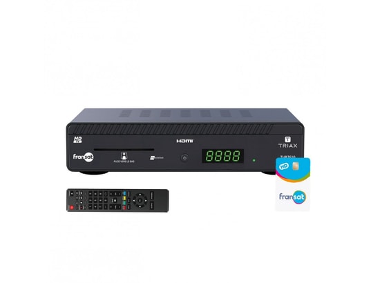 TRIAX RÉCEPTEUR THR 7610 HD FRANSAT (EUTELSAT 5° OUEST) + CARTE FRANSAT