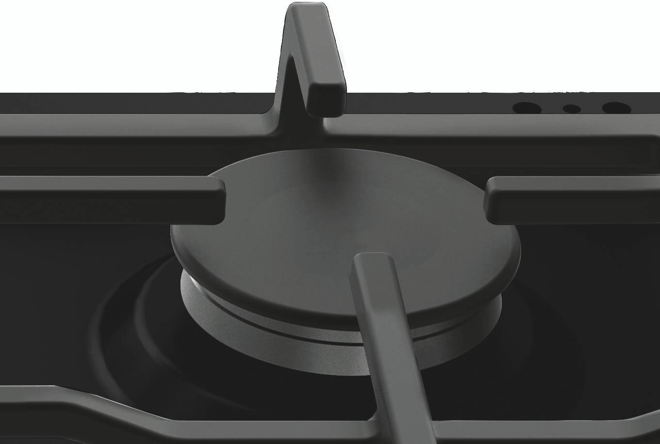 WHIRLPOOL TGML660NB Allumage une main, Grilles fonte Plaque gaz Pas Cher