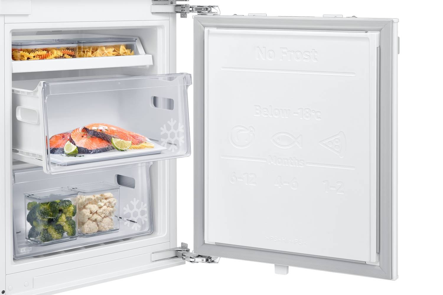 Réfrigérateur congélateur encastrable SAMSUNG BRB30605FWW, Froid ventilé  intégral, Niche 194 cm Pas Cher 