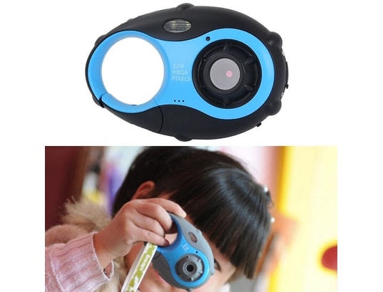 Mini caméra enfant full hd appareil photo 5 mp dvr lcd 1.5 pouces bleu noir  YONIS Pas Cher 