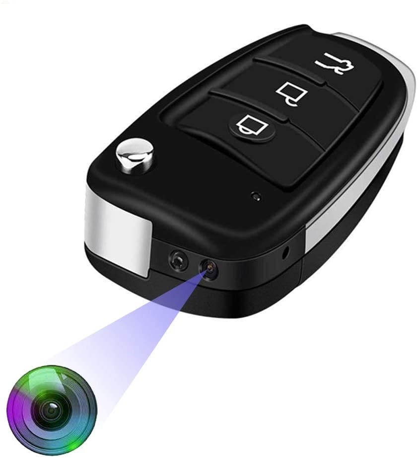 Clé de voiture caméra espion hd 1080p capteur mouvement vision ir