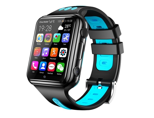 YONIS - Montre connectée android gps 4g 1.54 smartwatch 1+8go bluetooth  wifi noir bleu