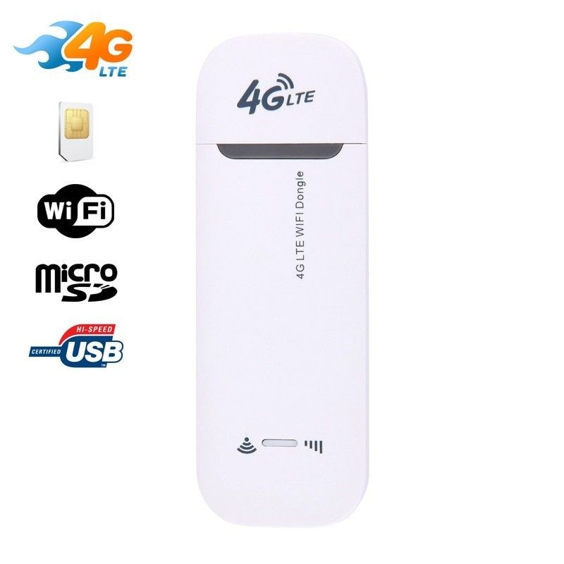 Clé 4G USB Clé Wifi Modem Sans-Fil 150 Mbps Emplacement Micro SD Blanc  YONIS au meilleur prix