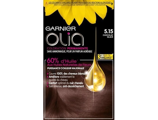 Garnier Olia Coloration Permanente Sans Ammoniaque 515 Chocolat Glace Garnier 0211