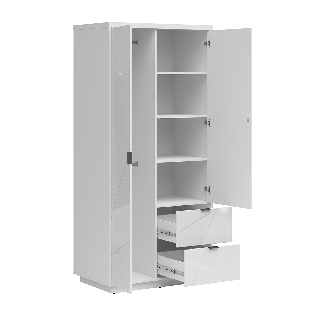 Armoires, Modules Et Bibliothèques - Book Worm Mt. 5.2 Plastique Blanc 520  X 20 X 19 Cm - Cdiscount Maison