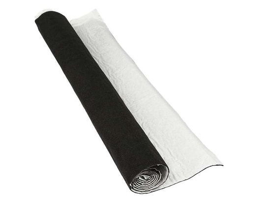 Moquette Acoustique Sound Way 140x70cm - Pour Voiture, Enceintes, Caisson De Basses - Noir