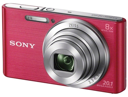 SONY - Appareil photo numérique compact CyberShot DSC-W830 rose