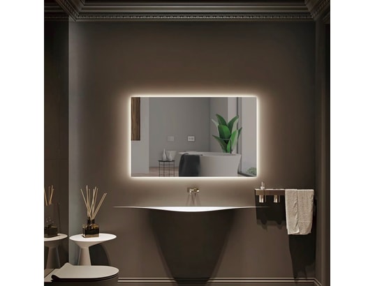 Miroir led rectangulaire l.120 x h.80 cm - série italia LEDIMEX Pas Cher 