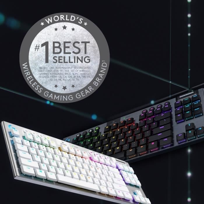 Le clavier gaming Logitech G915 sans-fil est à prix cassé (-40