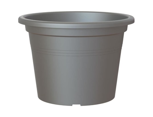 Pot De Fleur Miami Wavy 20 Cm Anthracite - Design Ondulé Mat, Résistant Au Gel, Fabriqué Au Portugal