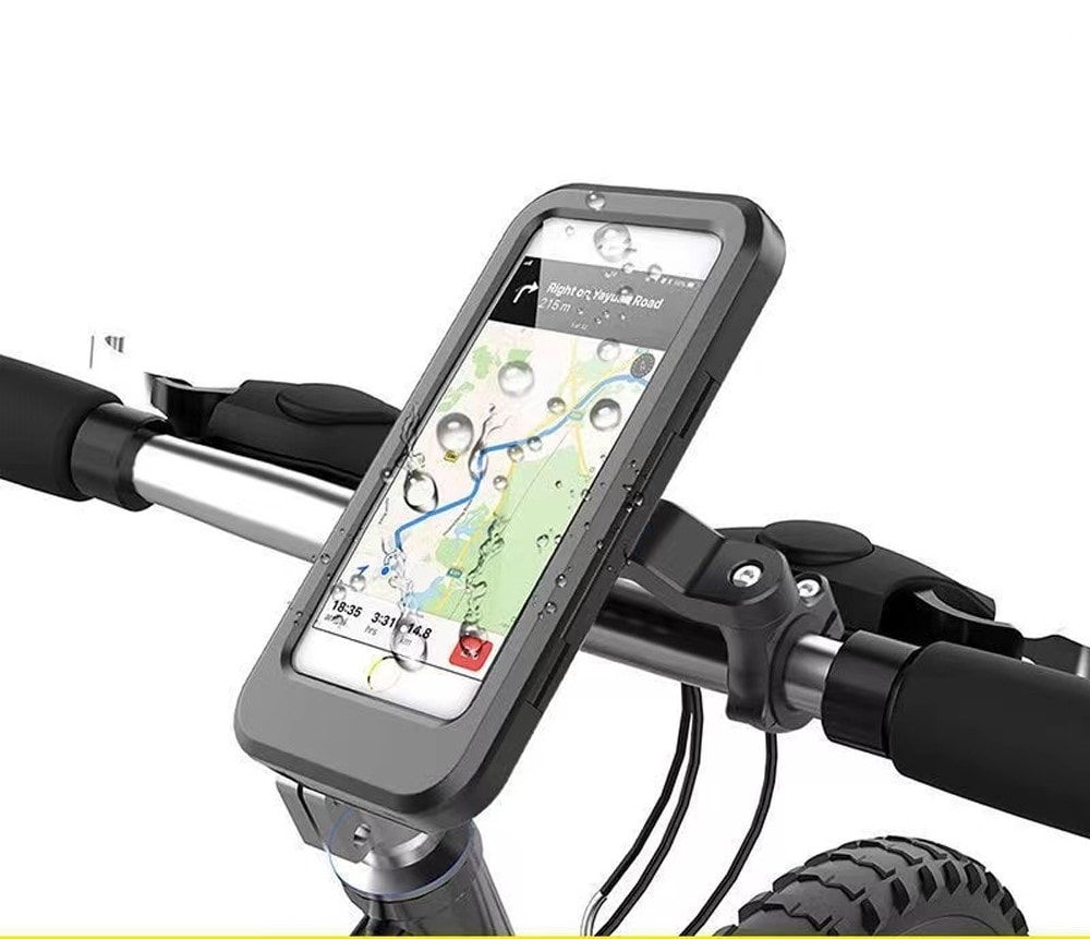 Support Téléphone Vélo étanche Rotation à 360 Anti-Vibrations