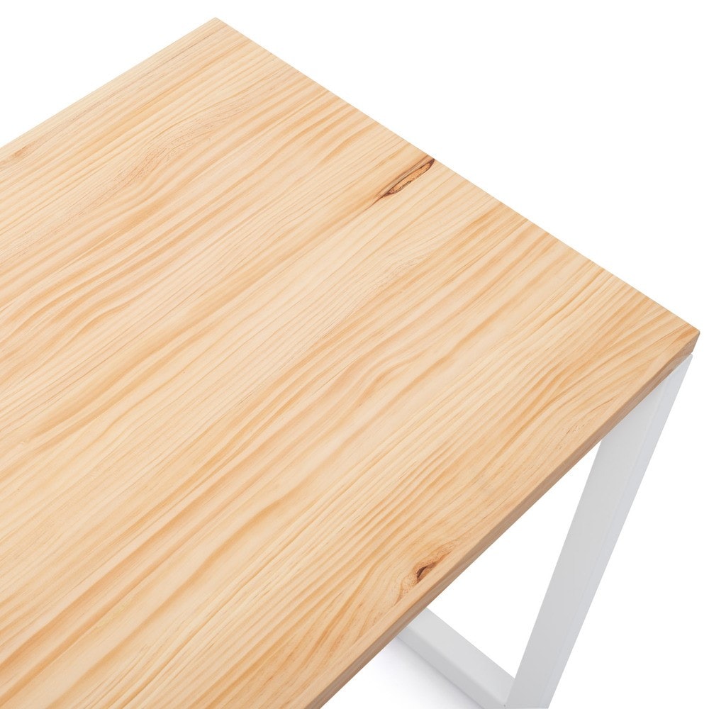 Table bureau iCub Strong ECO 60x140x75 cm Blanc Naturel - RETIF
