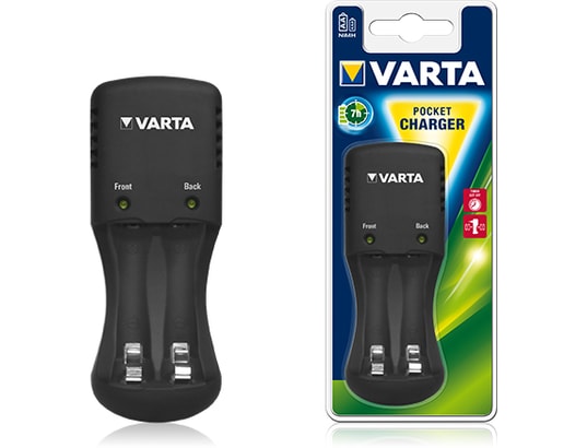 Chargeur Varta Pocket avec 4 piles AA 2100mAh - Bestpiles