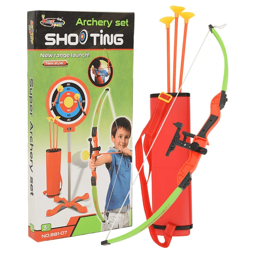 Arcs et flèches de tir en plein air pour enfants, boîte à flèches