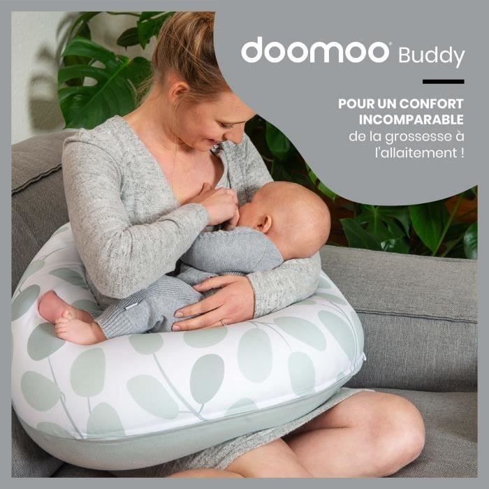 Babymoov Coussin de Maternité Doomoo - Buddy Risotto - Coussin allaitement  Babymoov sur L'Armoire de Bébé