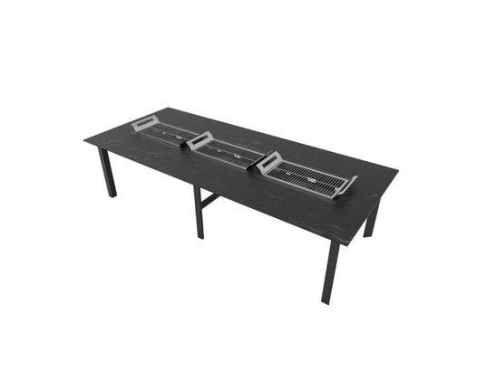 Table barbecue intégré pour 10-12 personnes 280 x 120 x 75 cm - 3