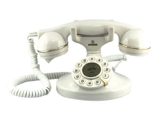 Brondi vintage 10 téléphone fixe -blanc BRONDI Pas Cher 