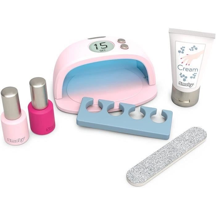 Smoby - my beauty nail set - set de manucure enfant - lampe uv