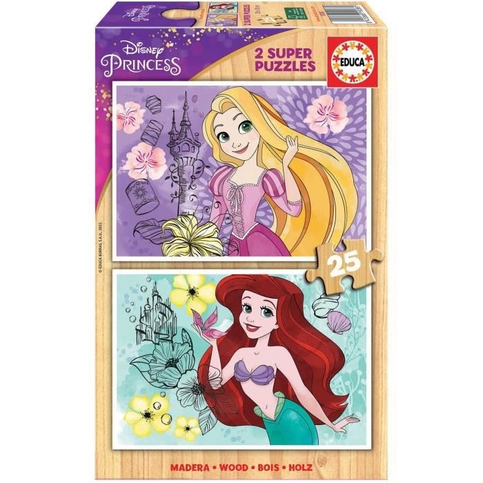 cadre princesse puzzle - Tête à modeler