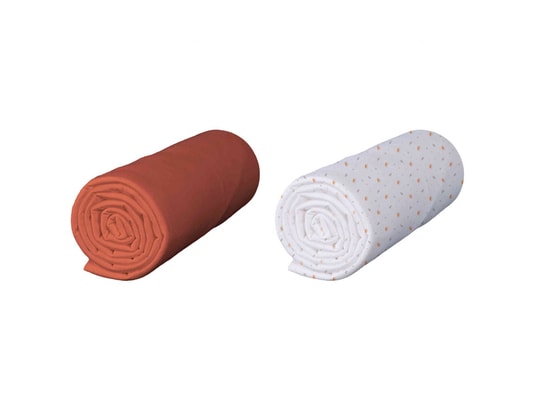 Drap housse 60x120 Bébé (Lot de 6) + 2 Protèges matelas