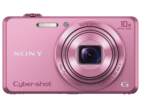 SONY - Appareil photo numérique compact CyberShot DSC-WX220 rose