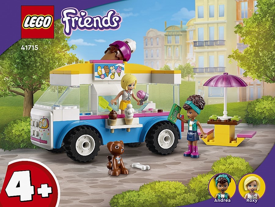 LEGO 41715 Friends Le Camion de Glaces, Jouet a Construire avec