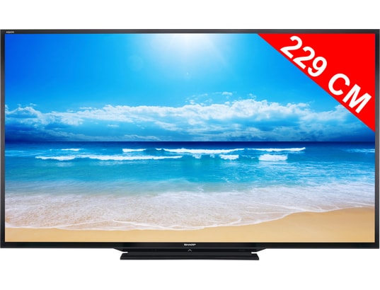 sharp lc90le757e - tv led full hd 229 cm - livraison gratuite